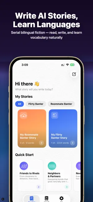 IntoLingo - Bilingual Stories screenshot 1