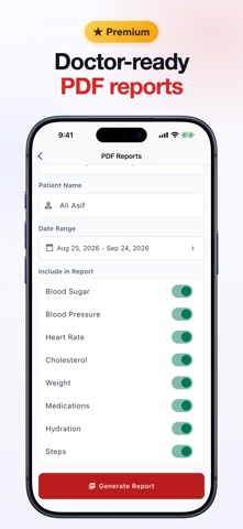 Diabetes Tracker : BP Log Screenshot 3 of 8