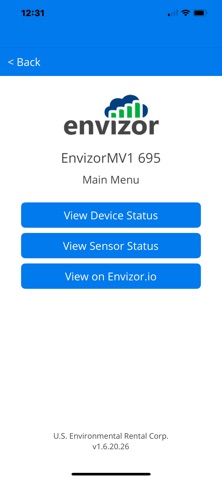 Envizor MV1 screenshot
