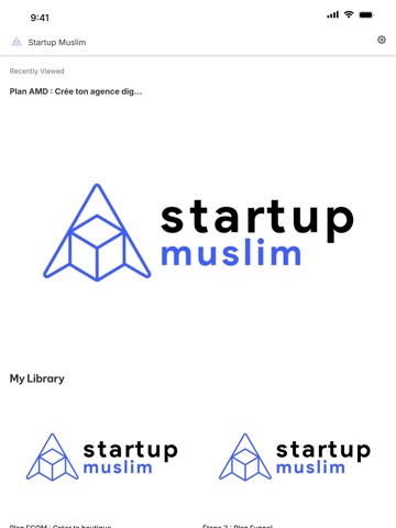 Startup Muslim iPad screenshot