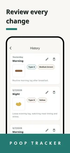 Poop Tracker: Stool Diary screenshot 3