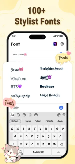 Fonts Keyboard: Cool Text Art screenshot 3