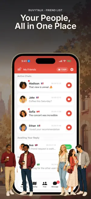 RuvyTalk - Friends & AI Chat screenshot 3