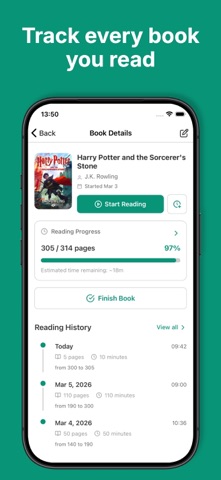 Bookyno - Book Tracker Screenshot 2 of 9