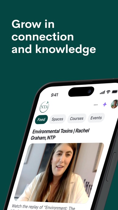 NTA Connect App iPhone screenshot 1 - Social Networking app