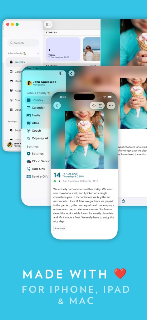 Journey - Diary, Journal - Lifestyle App | MWM