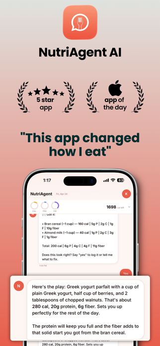 NutriAgent AI Screenshot 1 of 5