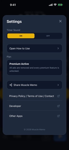 Muscle Memo & Counter Screenshot 4 of 4
