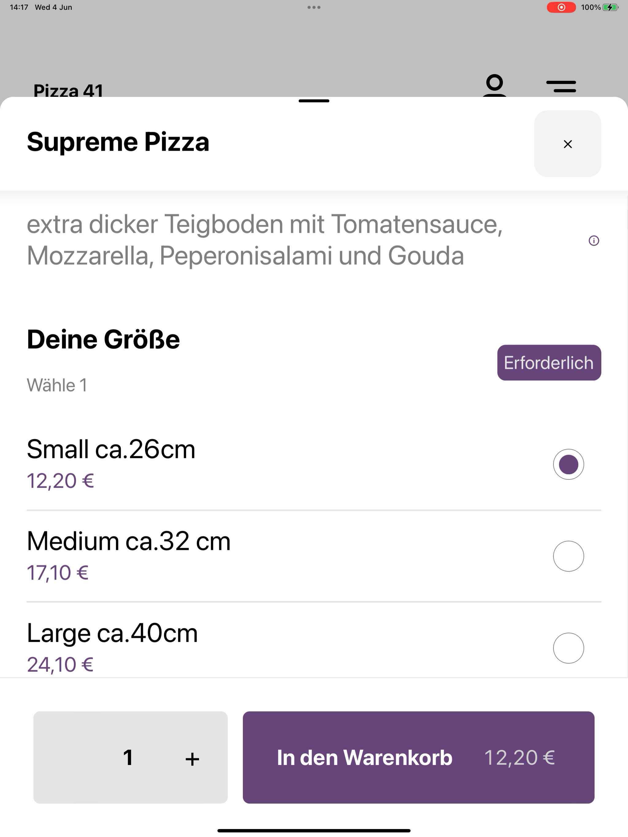 Pizza 41 Bremerhaven