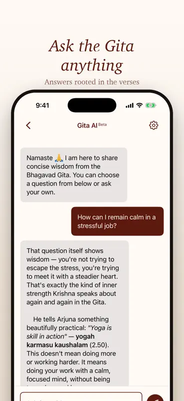 The Daily Gita screenshot 2 of 6