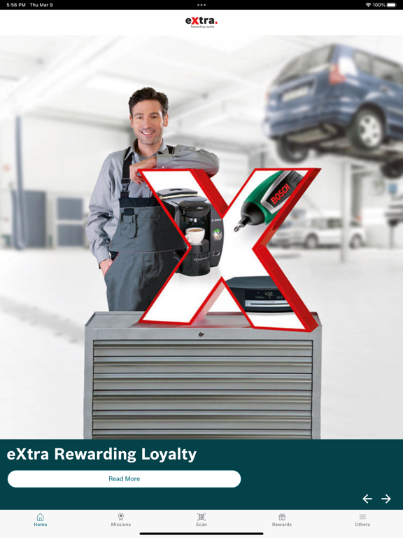 eXtra Rewarding Loyalty - AMS iPad screenshot