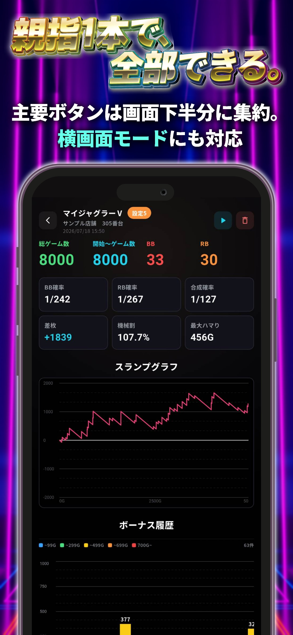 GOGOカウンター｜ジャグラー設定判別・小役カウンター screenshot 5