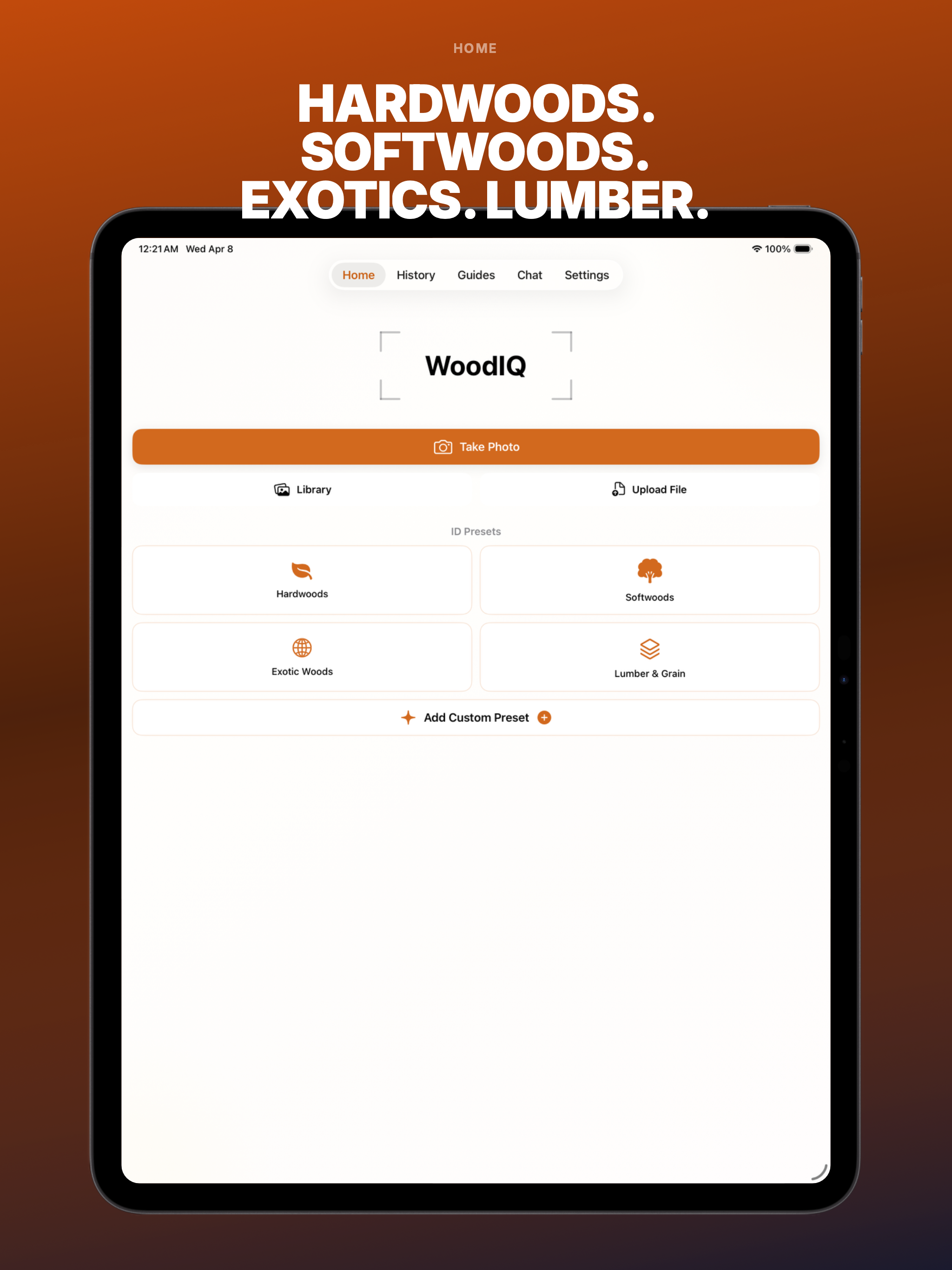 Wood Identifier AI: WoodIQ