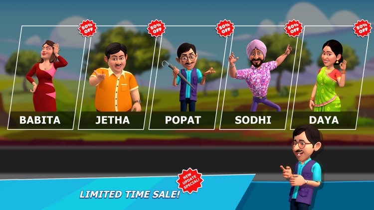 Bhide Scooter Race| TMKOC Game screenshot-3
