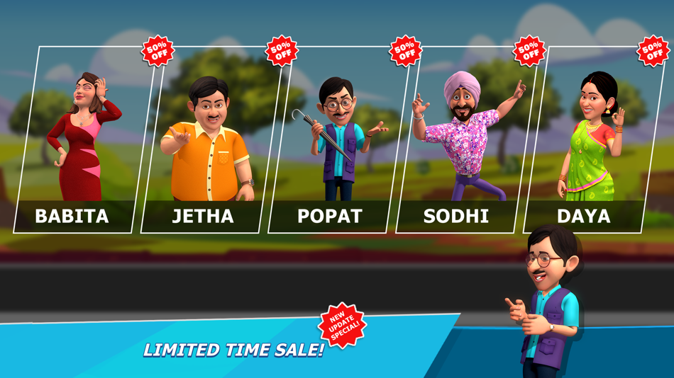 #4. Bhide Scooter Race| TMKOC Game (iOS) 由: Neela Mediatech Private Limited