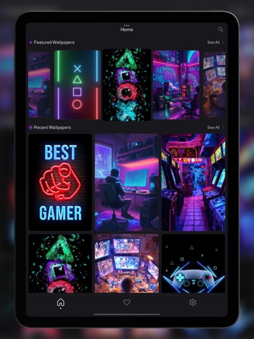 Gaming Wallpapers 4K iPad screenshot