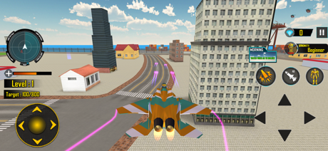 Bee Robot Transform Game 3D screenshot 3