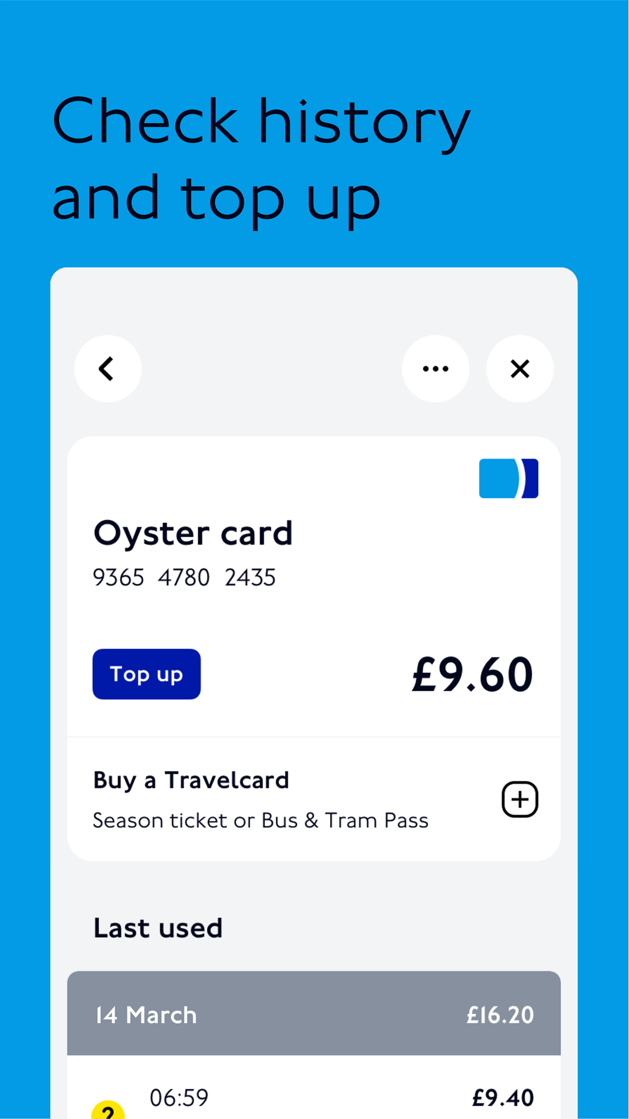 TfL Go: Plan, Pay, Travel screenshot 5