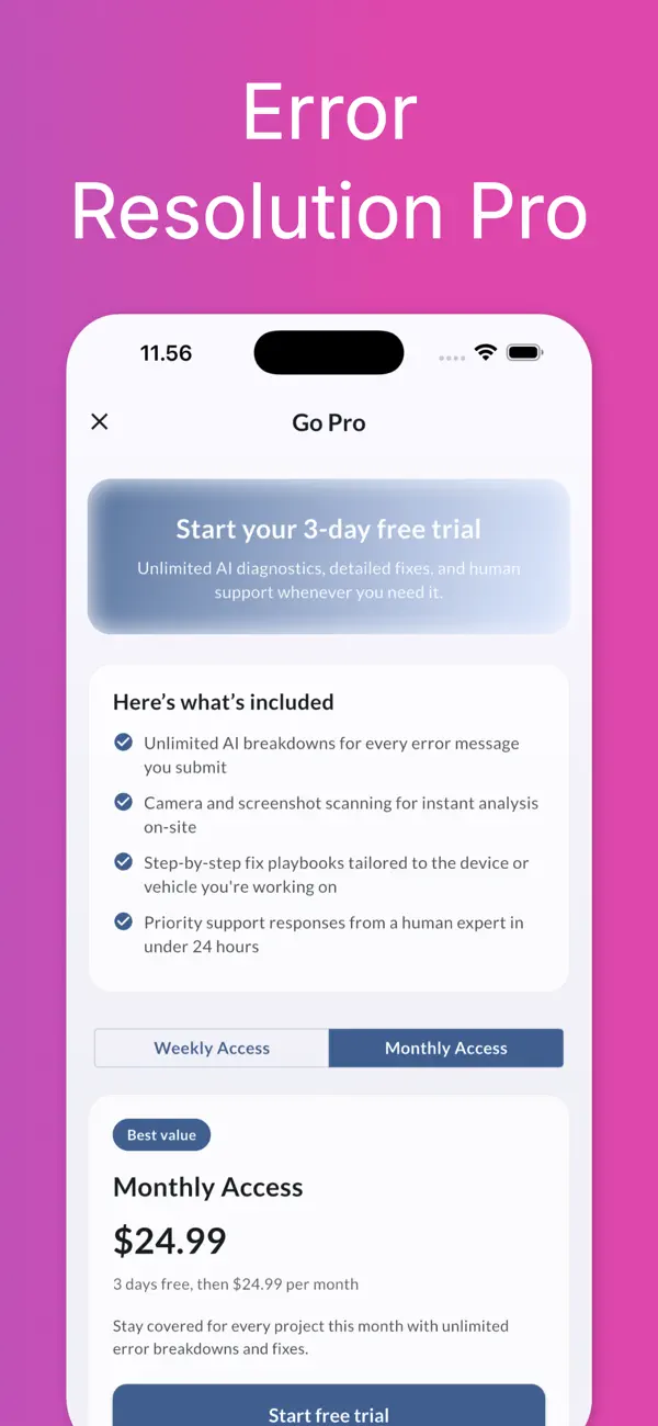#5. Error Decoder AI (iOS) De: Thomas Enevoldsen