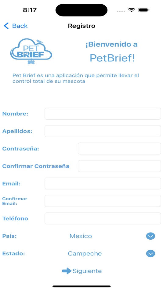 #3. PetBrief (iOS) Podle: Grupo Tecnológico Santa Fe, S.A. de C.V.