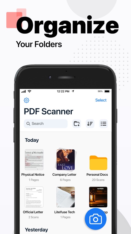 #6. PDF Scanner・Doc Scanner App (iOS) Podle: Hazel Mobile