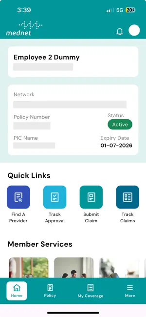 MyHealthPass by MedNet iPhone screenshot 2