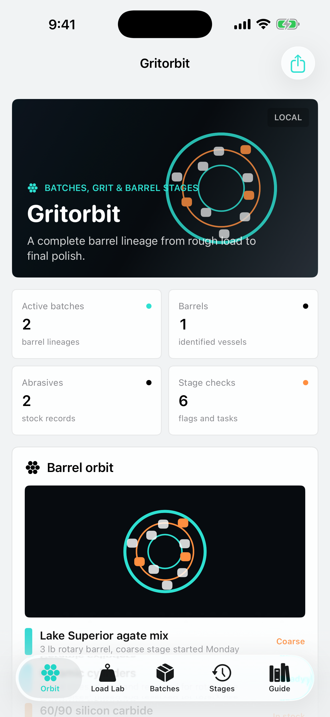 Gritorbit: Tumbler Log screenshot 1 of 3