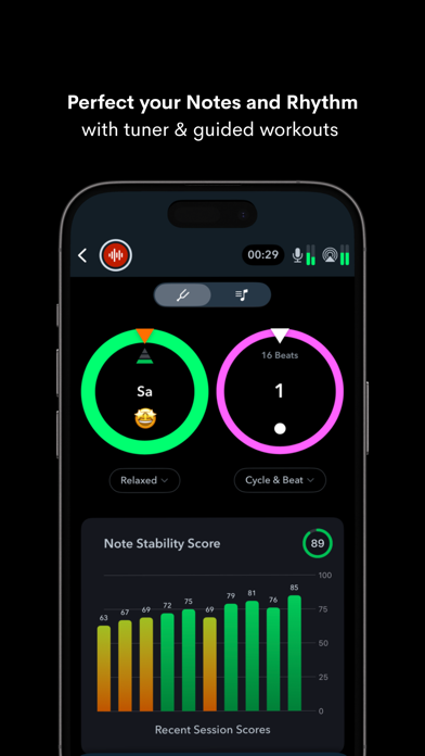 NaadSadhana | Sing Play Record iPhone screenshot 5 - Music app