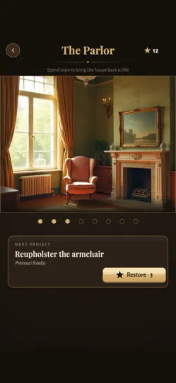 Captura de pantalla de Vintagia: Hidden Object en iPhone 4