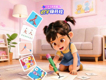宝宝巴士汉字-儿童分龄识字认字阅读学习软件 iPad screenshot 3