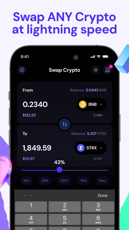StrikeX | DeFi Crypto Wallet