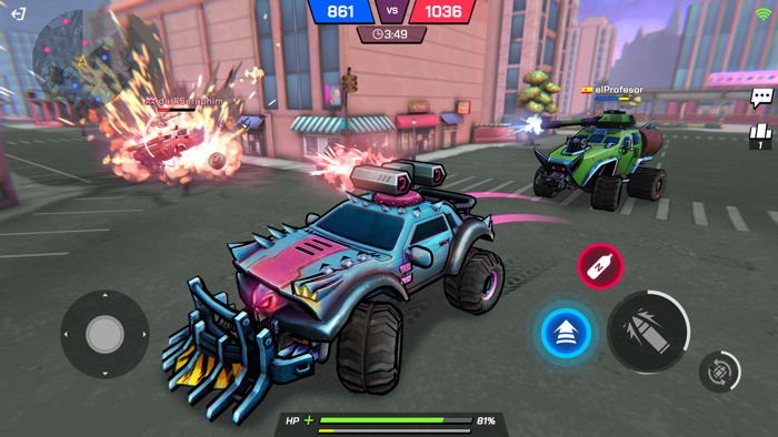 Battle Cars Nitro PvP Shooter