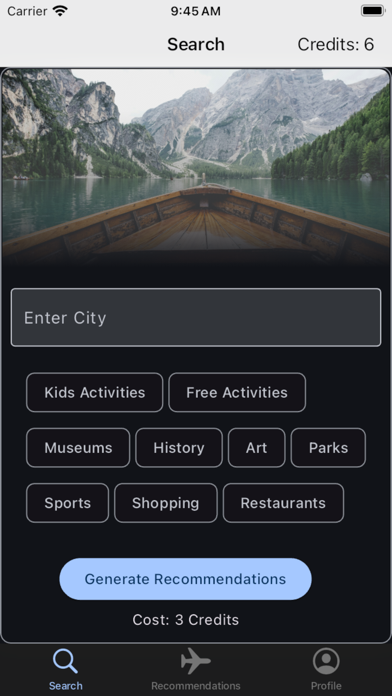 GlobeGuideAi iPhone screenshot 1 - Travel app