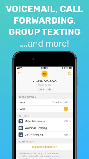 Screenshot von Free Tone - Calling & Texting auf dem iPhone 4