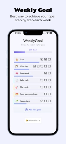 WeeklyGoaal screenshot