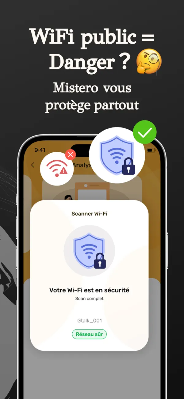 Screenshot #3 pour Mistero VPN : Sécurité WiFi