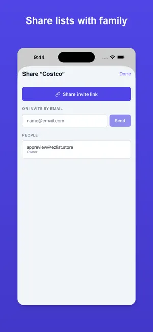 EZlist: Shared Shopping List screenshot 4