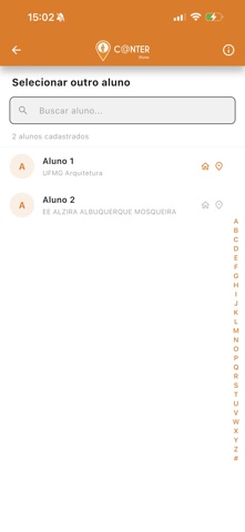 CANTER Aluno screenshot
