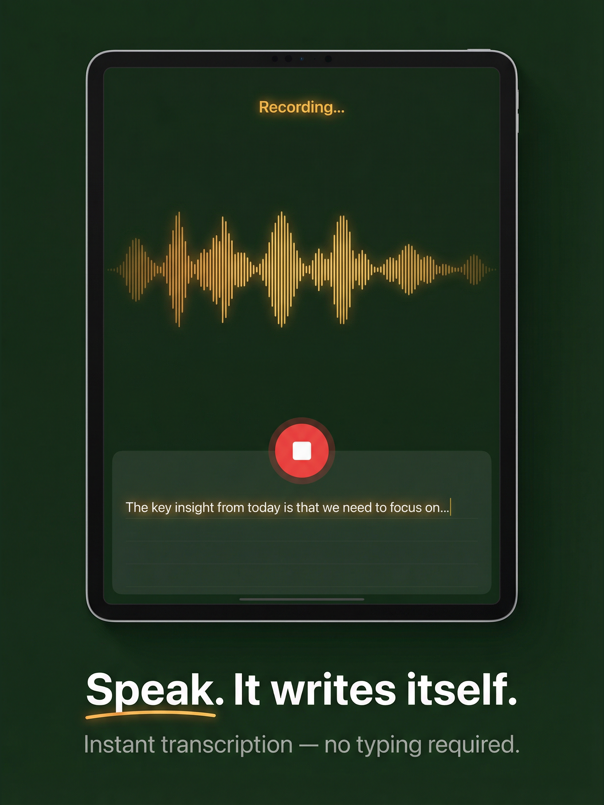 Talk and Jot