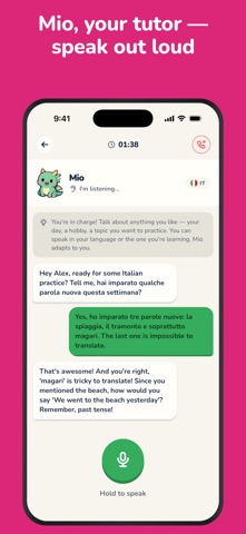 Mio: AI Language Tutor Screenshot 1 of 8