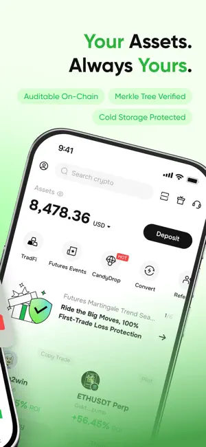 Phemex: Buy Crypto & Stocks screenshot 3