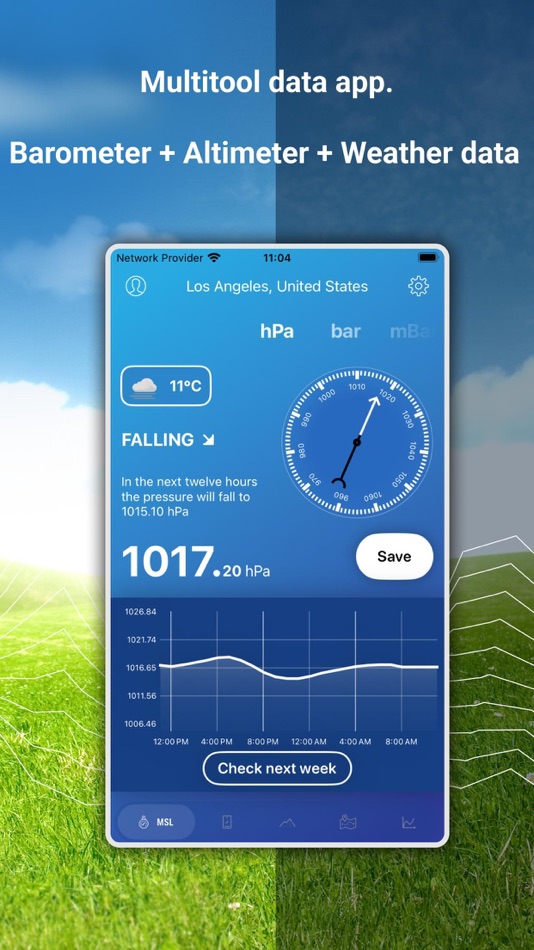 #2. My Barometer and Altimeter (iOS) 由: MYSTIC MOBILE APPS LLC