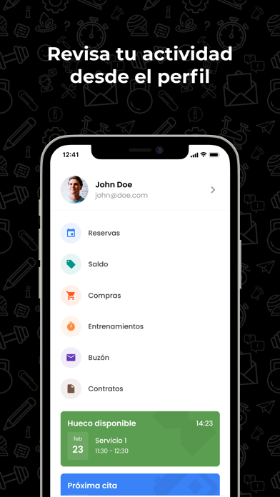 JG fitness Screenshot