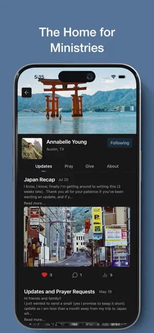 Outpour App screenshot 1