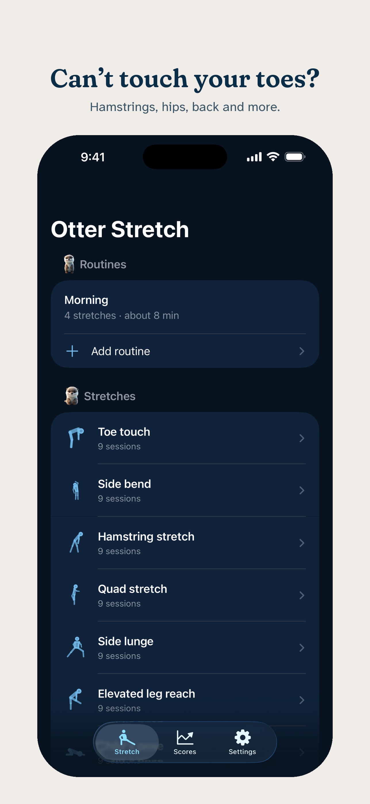 Screenshot 2 of Otter Stretch: Mobility Game