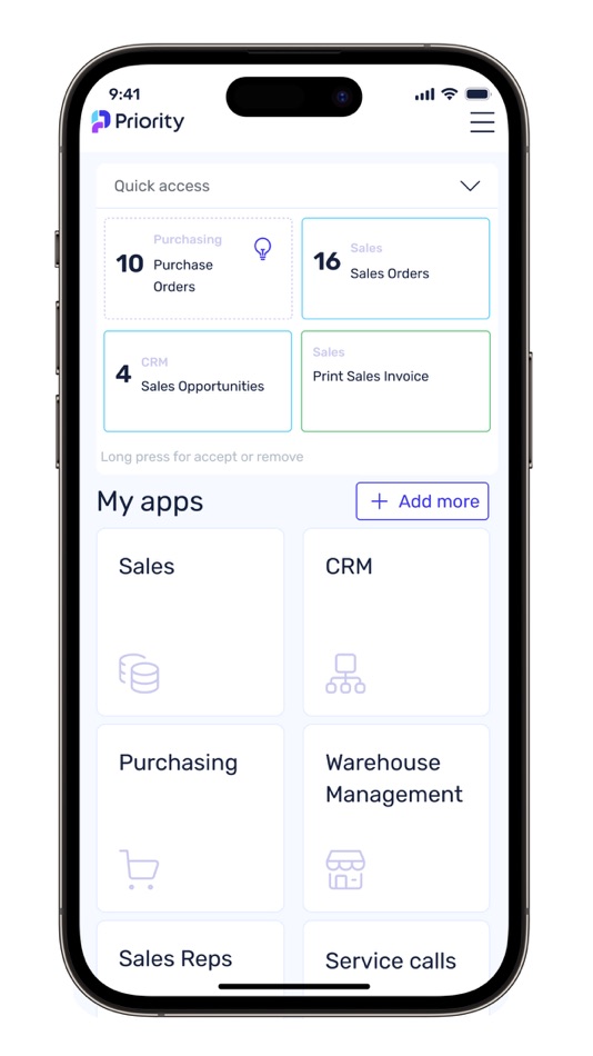 #1. Priority Mobile (iOS) 由: PRIORITY SOFTWARE LTD.