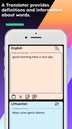 English Lithuanian Translate iPhone image 3