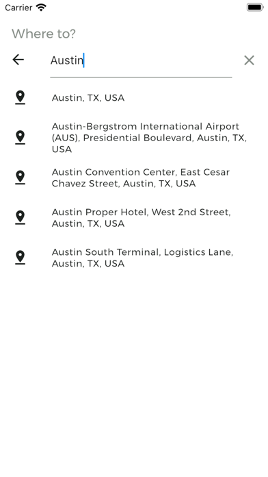 LIMOS ON DEMAND Screenshot