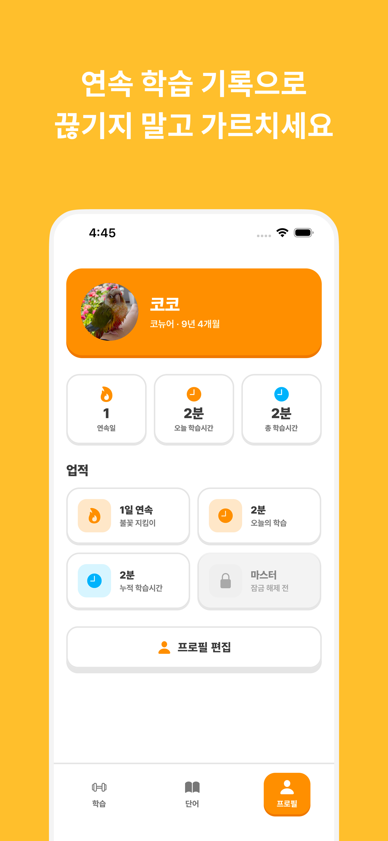 버디버드 BuddyBird: 앵무새 말 가르치기 screenshot 5