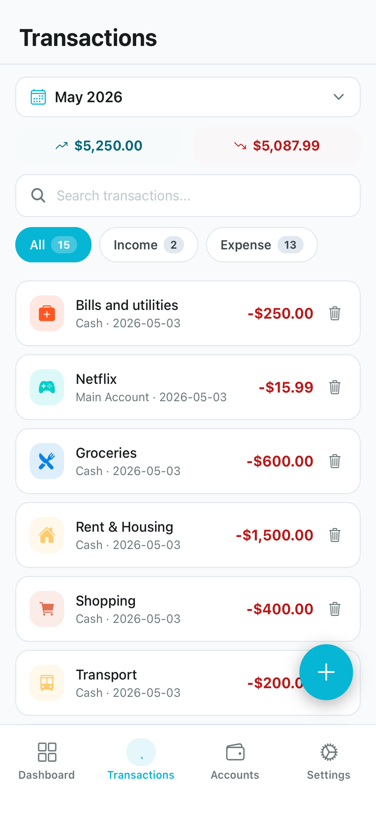 Fynance — Smart Budget Control screenshot 9